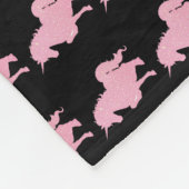 Ich glaube an das unsichtbare rosa Einhorn. Fleecedecke (Ecke)
