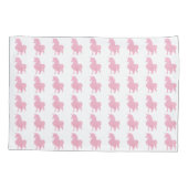 Ich glaube an das unsichtbare rosa Einhorn. Kissenbezug (Rückseite)