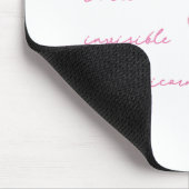 Ich glaube an das unsichtbare rosa Einhorn. Mousepad (Ecke)