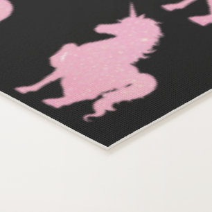 Ich glaube an das unsichtbare rosa Einhorn. Yogamatte