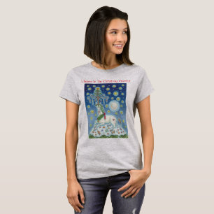 Ich glaube an das Weihnachts-Einhorn-T-SHIRT T-Shirt