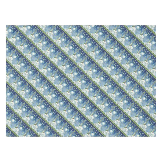 Ich glaube an das Weihnachtseinhorn TABLECLOTH Tischdecke (Vorderseite (Horizontal))