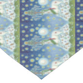 Ich glaube an das Weihnachtseinhorn TABLECLOTH Tischdecke (Schrägansicht)