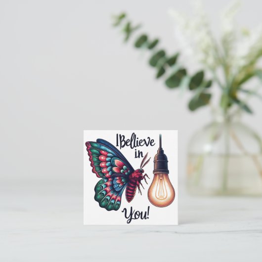 Ich glaube an deine Mutter Begleitkarte (Stehend Vorderseite)