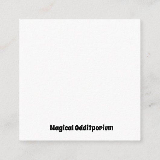 Ich glaube an deine Mutter Begleitkarte (Rückseite)