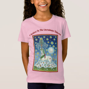 ICH GLAUBE AN DEN CHRISTMAS UNICORN JERSEY T - SHI T-Shirt
