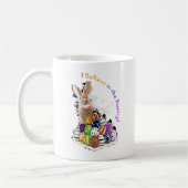 Ich glaube an den Hase! Osterhaseger Kaffeetasse (Links)