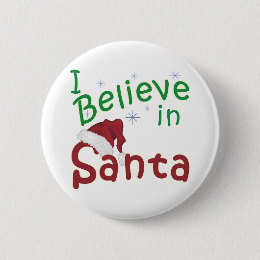 Ich glaube an den Santa Button (Vorderseite)