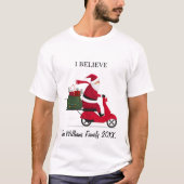 Ich glaube an den Santa T - Shirt (Vorderseite)