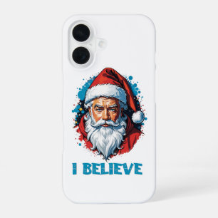 Ich glaube an den Weihnachtsmann Graffiti-Style-De iPhone 16 Hülle