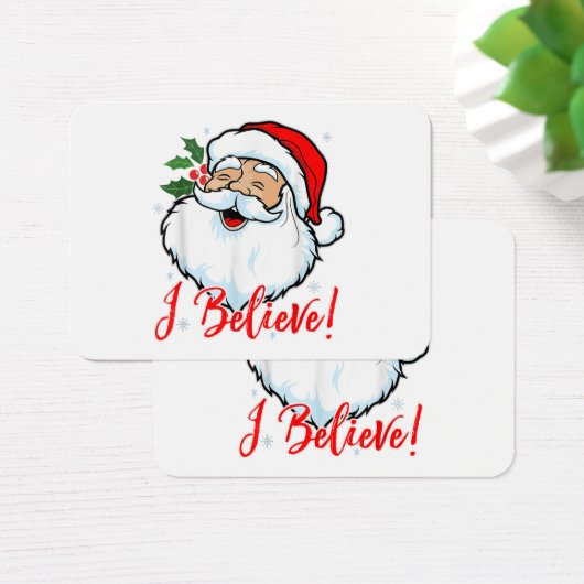 Ich glaube an den Weihnachtsmann-T - Shirt Weihnac (Schreibtisch)