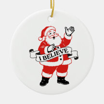Ich glaube an den Weihnachtsmann - Vintage-Kunst