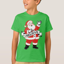Ich glaube an den Weihnachtsmann - Vintage Kunst