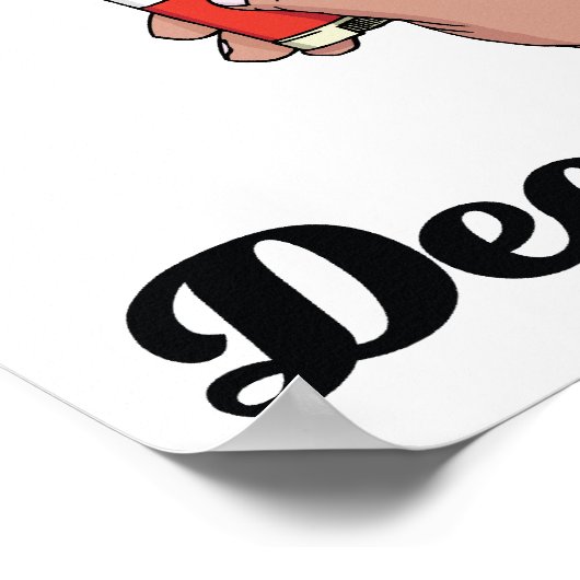 Ich glaube an Deodorant Poster (Ecke)