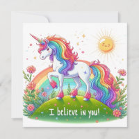 Ich glaube an dich Einhorn