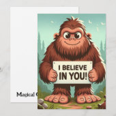 Ich glaube an dich. feiertagskarte (Vorne/Hinten)