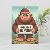 Ich glaube an dich. feiertagskarte (Stehend Vorderseite)