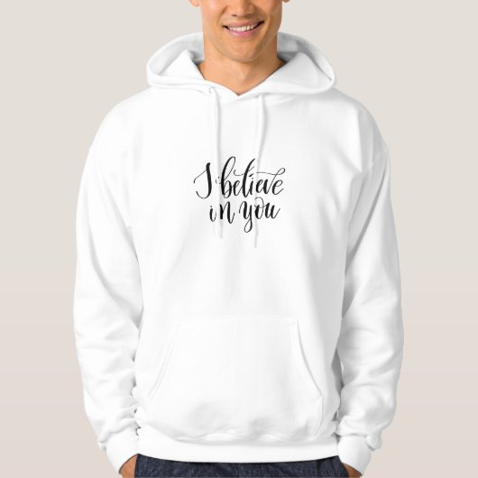 Ich glaube an dich hoodie (Vorderseite)
