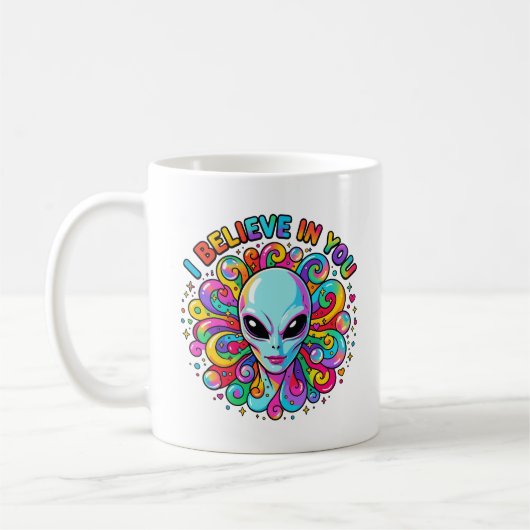 Ich glaube an dich kaffeetasse (Links)