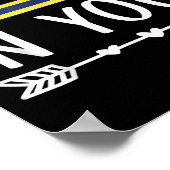 Ich glaube an dich Lehrer Testing Day Insrati Poster (Ecke)