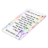 Ich glaube an die Förderung des Kunstmanifests Magnet (Linke Seite)