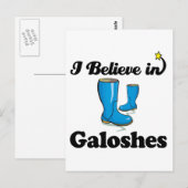Ich glaube an die Galgen Postkarte (Vorne/Hinten)