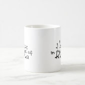 Ich glaube an die Karma-Kaffee-Tasse Kaffeetasse (Mittel)