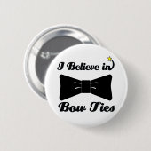 Ich glaube an die Krawatte des Bugs Button (Vorne & Hinten)