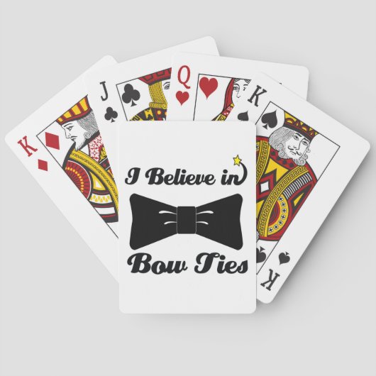 Ich glaube an die Krawatte des Bugs Spielkarten (Rückseite)
