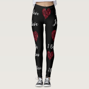 Ich glaube an die Leggings Jesus-Frauen