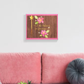 Ich glaube an die Leinwand von Fairies (Insitu (Wohnzimmer))