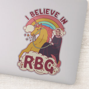 Ich glaube an die RBG Aufkleber