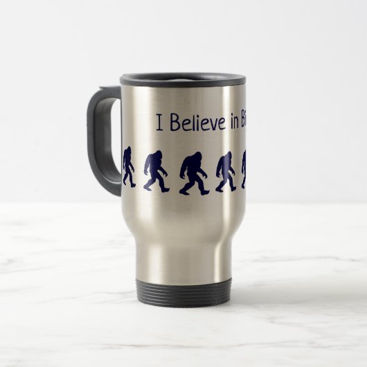 Ich glaube an die Tasse des Bigfoot Coffee Reisens (Vorderseite Links)
