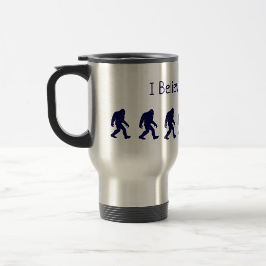 Ich glaube an die Tasse des Bigfoot Coffee Reisens (Links)