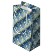 Ich glaube an die Weihnachts-Unicorn-GIFT-BAG Kleine Geschenktüte (Vorderseite Schrägansicht)