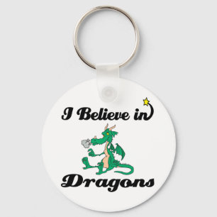 Ich glaube an Drachen Schlüsselanhänger
