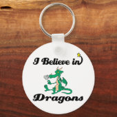 Ich glaube an Drachen Schlüsselanhänger (Vorderseite)