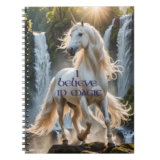 Ich glaube an ein magisches Einhorn Notizblock (Vorderseite)