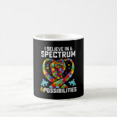 Ich glaube an ein Spektrum von Autismus-Möglichkei Kaffeetasse (Mittel)