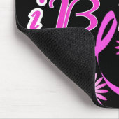 ICH GLAUBE an eine Heilung für Brustkrebs Mousepad (Ecke)