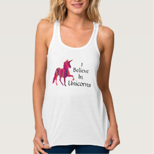Ich glaube an Einhorn-Trägershirt Tank Top