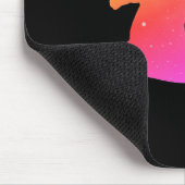 Ich glaube an Einhörner Funkelnd rosa Einhorn Mousepad (Ecke)
