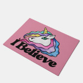 Ich glaube an Einhörner Fußmatte (Schrägansicht)