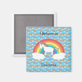 Ich glaube an Einhörner Magnet (Vorderseite/Rückseite)