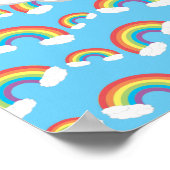 Ich glaube an Einhörner Poster (Ecke)