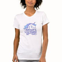 Ich glaube an Einhörner Sticker T-Shirt Design