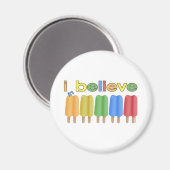 Ich glaube an eisgekühlte Pop Magnet (Vorderseite/Rückseite)