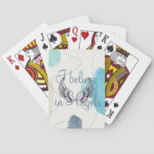 Ich glaube an Engel Abstrakt zurück Spielkarten (Rückseite)