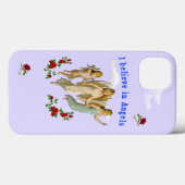 Ich glaube an Engel Case-Mate iPhone Hülle (Rückseite (Horizontal))