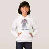 Ich glaube an Engel Hoodie (Vorne ganz)